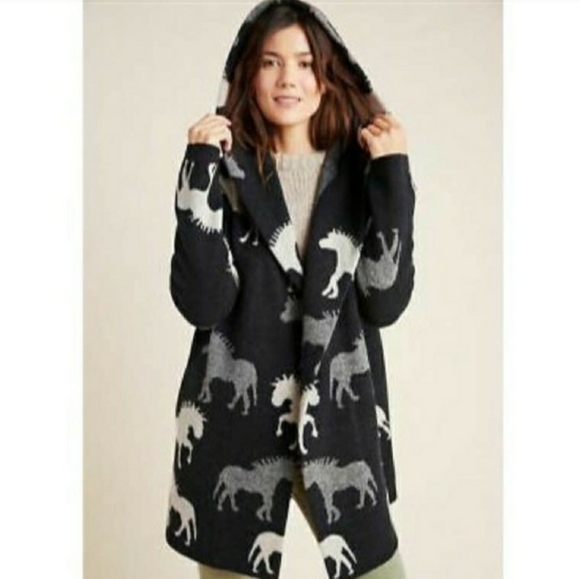 anthropologie dressage sweater coat